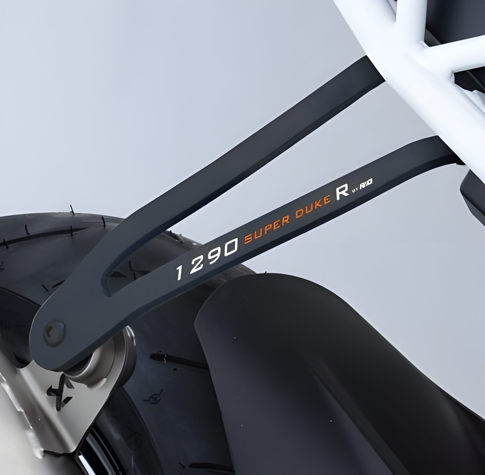 STAFFA SCARICO R&G COMPATIBILE PER KTM 1290 SUPER DUKE R 2014 > 2016 NERO UNICO