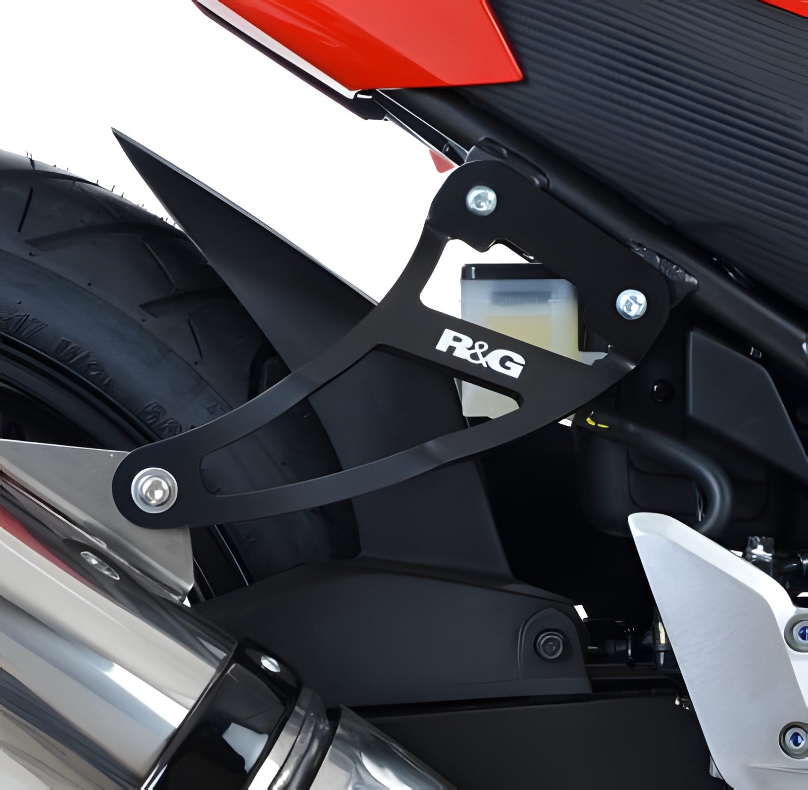 STAFFA SCARICO R&G PER HONDA CBR 300 R 2014 > 2020 NERO KIT EH0061BKA
