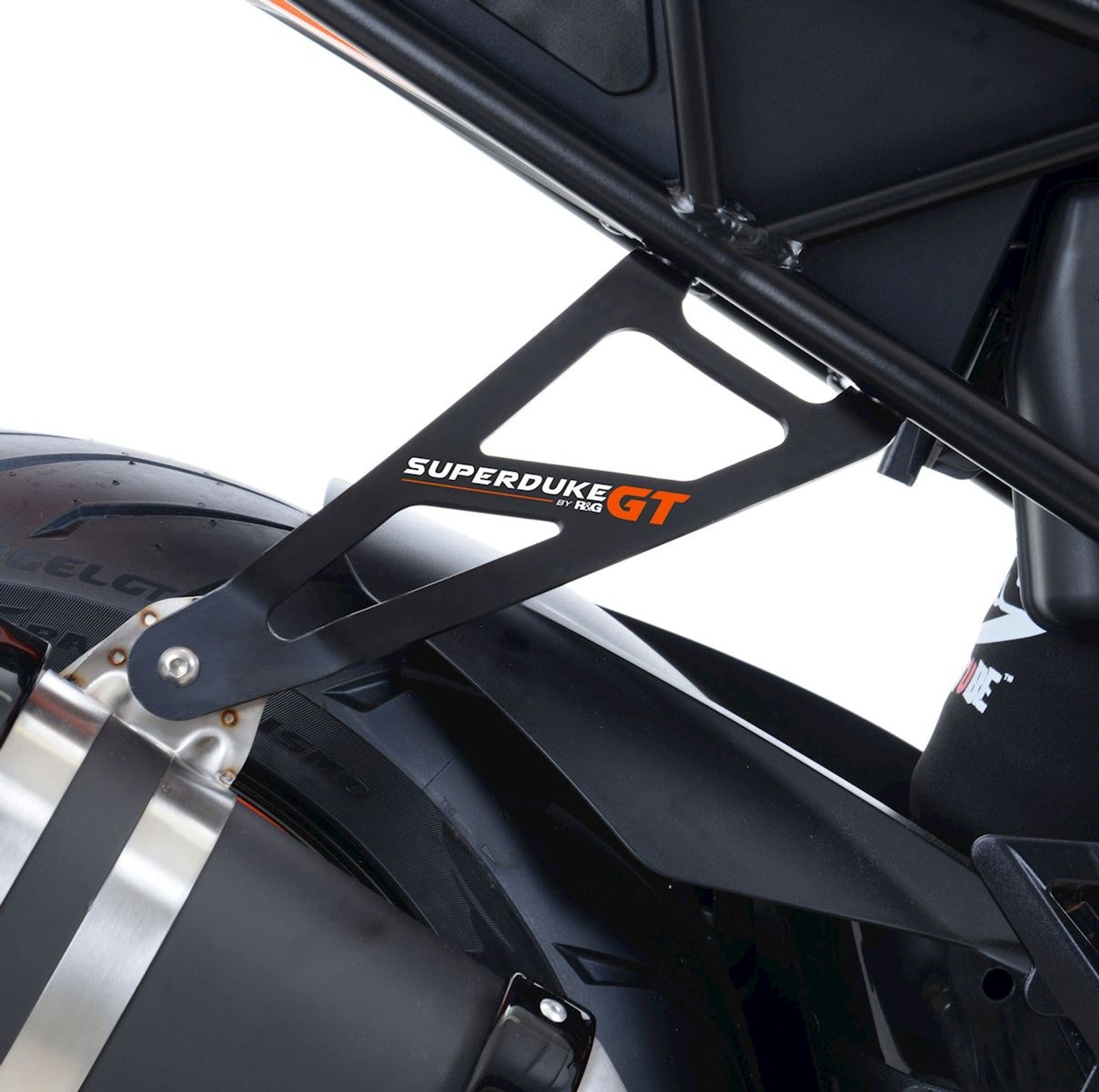 STAFFA SCARICO R&G PER KTM 1290 SUPERDUKE GT 2016 > 2020 NERO KIT
