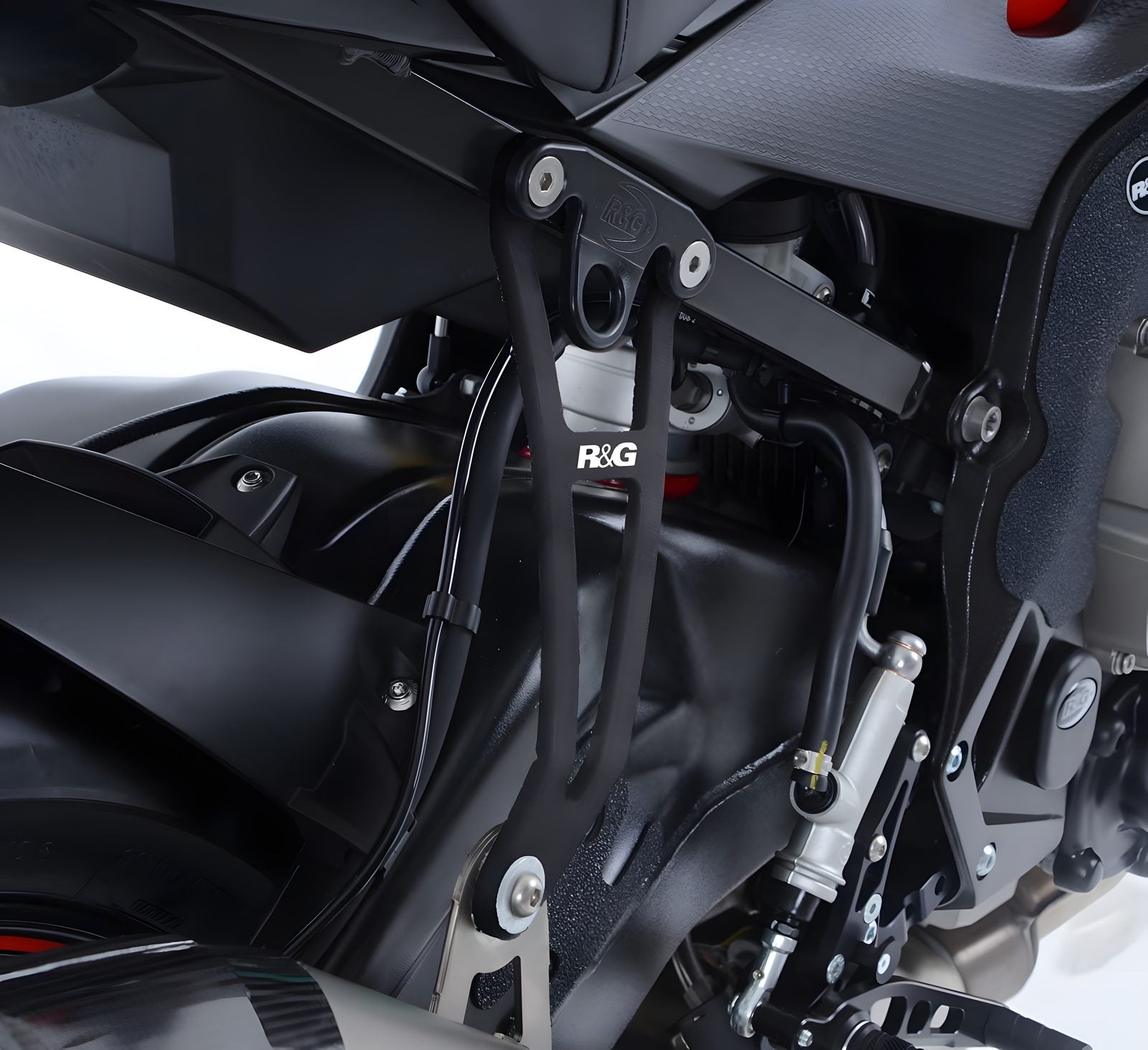 STAFFA SCARICO R&G PER BMW S1000 R 2017 > 2020 NERO KIT EH0076BKA