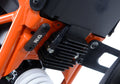 STAFFA SCARICO R&G PER KTM 125 DUKE 2011 > 2023 NERO KIT EH0079BKA