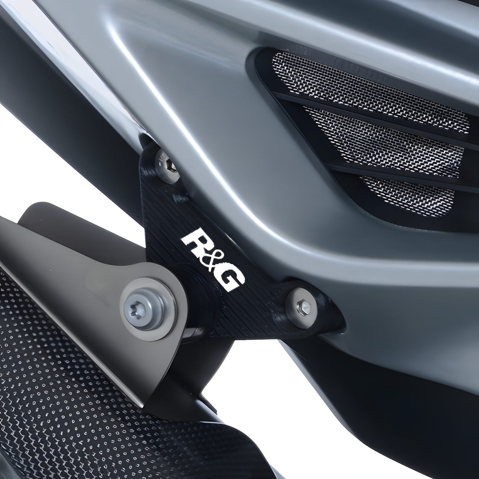 STAFFA SCARICO R&G COMPATIBILE PER KTM 790 DUKE 2018 > 2022 NERO UNICO