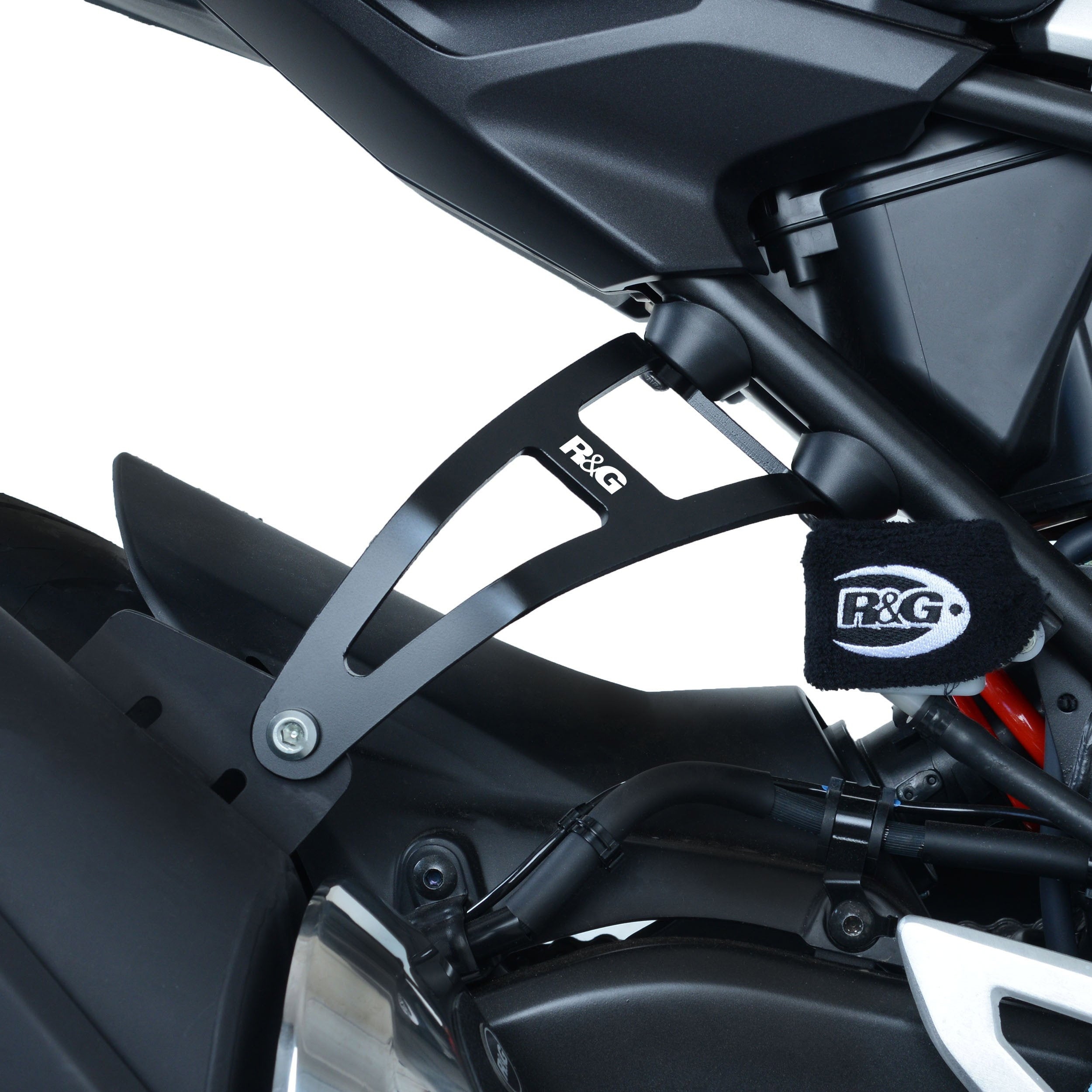 STAFFA SCARICO R&G PER HONDA CB 300 R 2018 > 2020 NERO KIT EH0087BKA