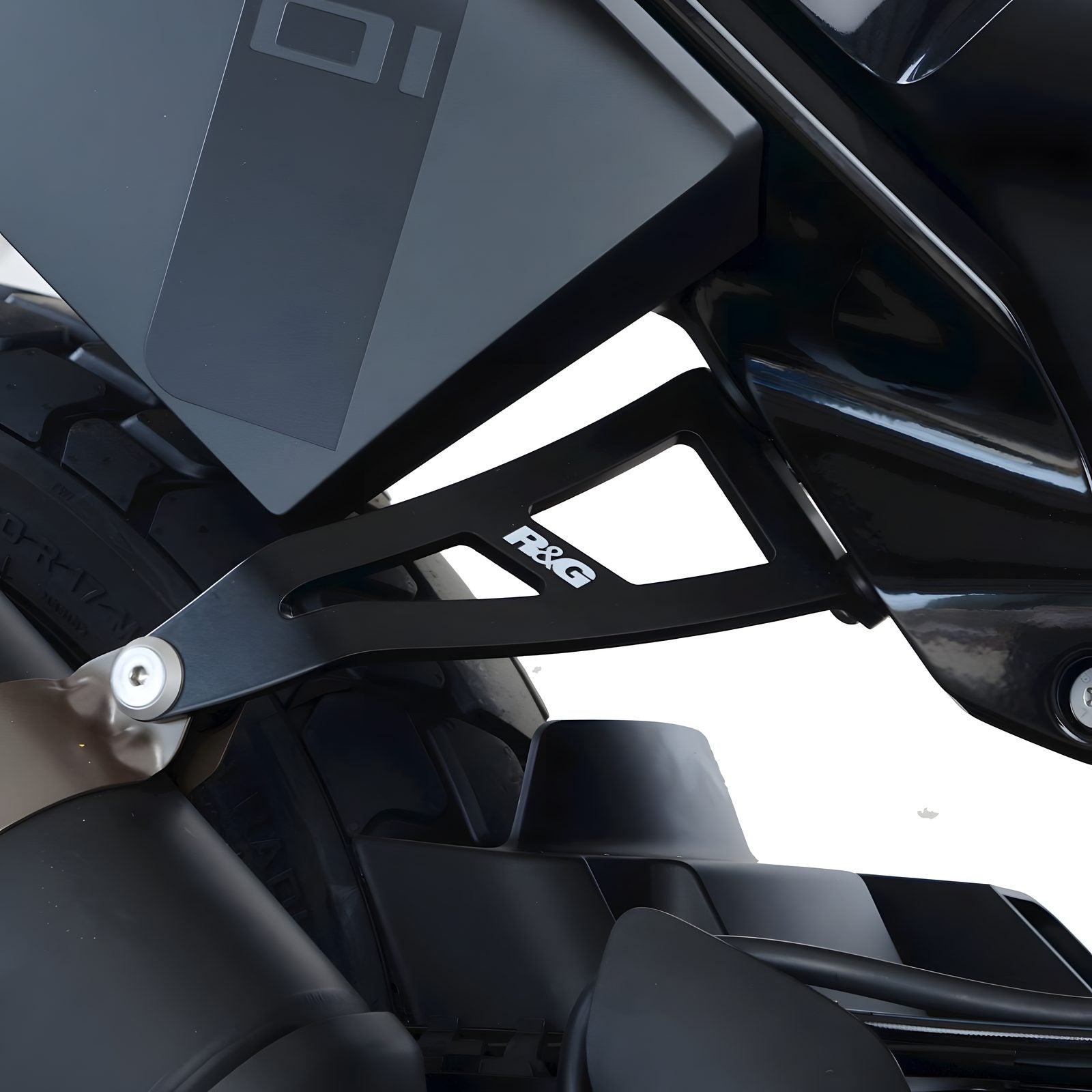 STAFFA SCARICO R&G PER HUSQVARNA 701 SVARTPILEN 2019 > 2022 NERO KIT EH0095BKA