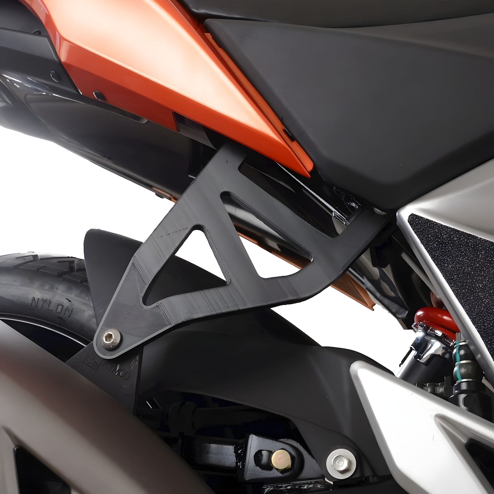 STAFFA SCARICO R&G COMPATIBILE PER KYMCO VSR 125I 2019 > 2024 NERO EH0097BK