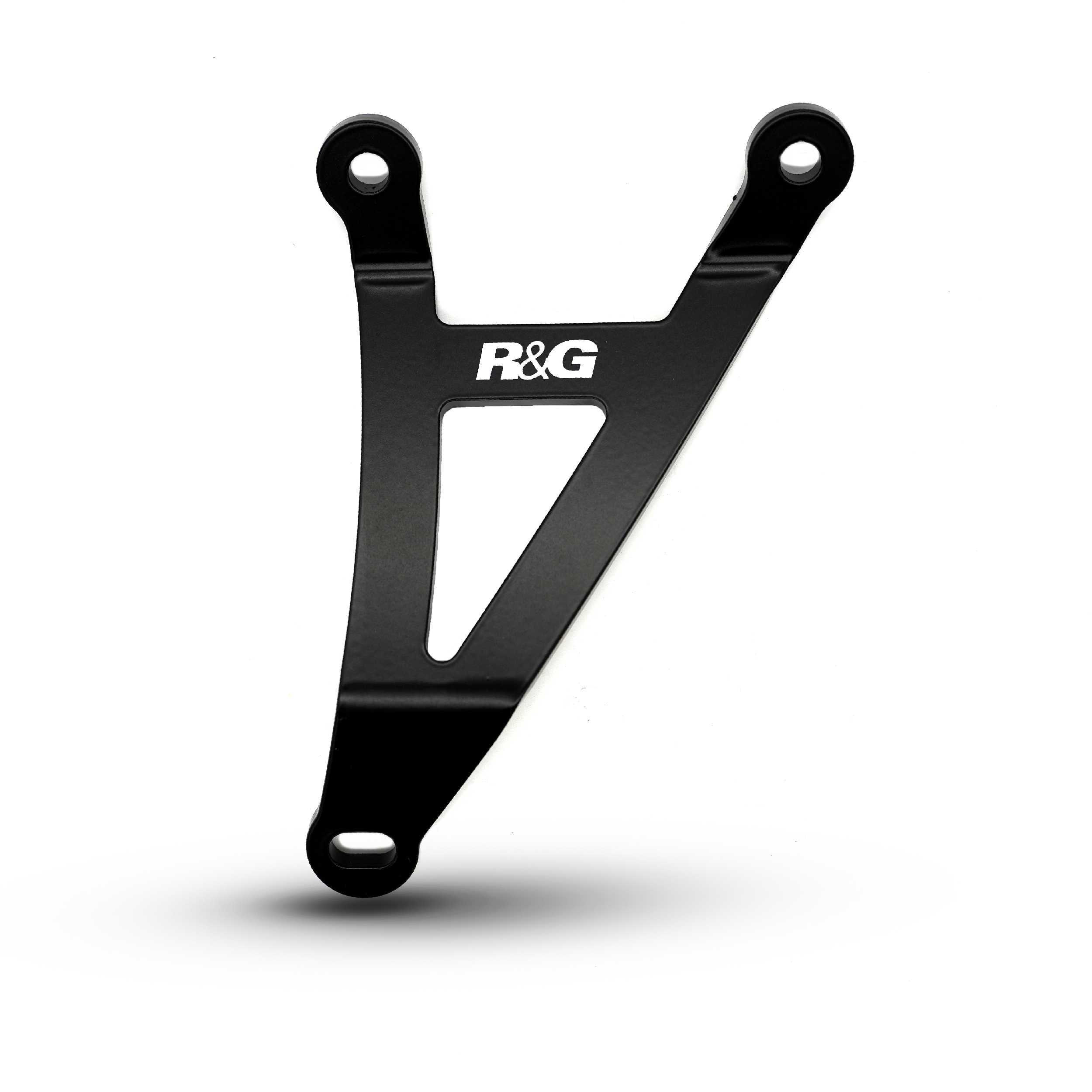 STAFFA SCARICO R&G COMPATIBILE PER MV AGUSTA SUPERVELOCE 800 2020 NERO EH0103BK