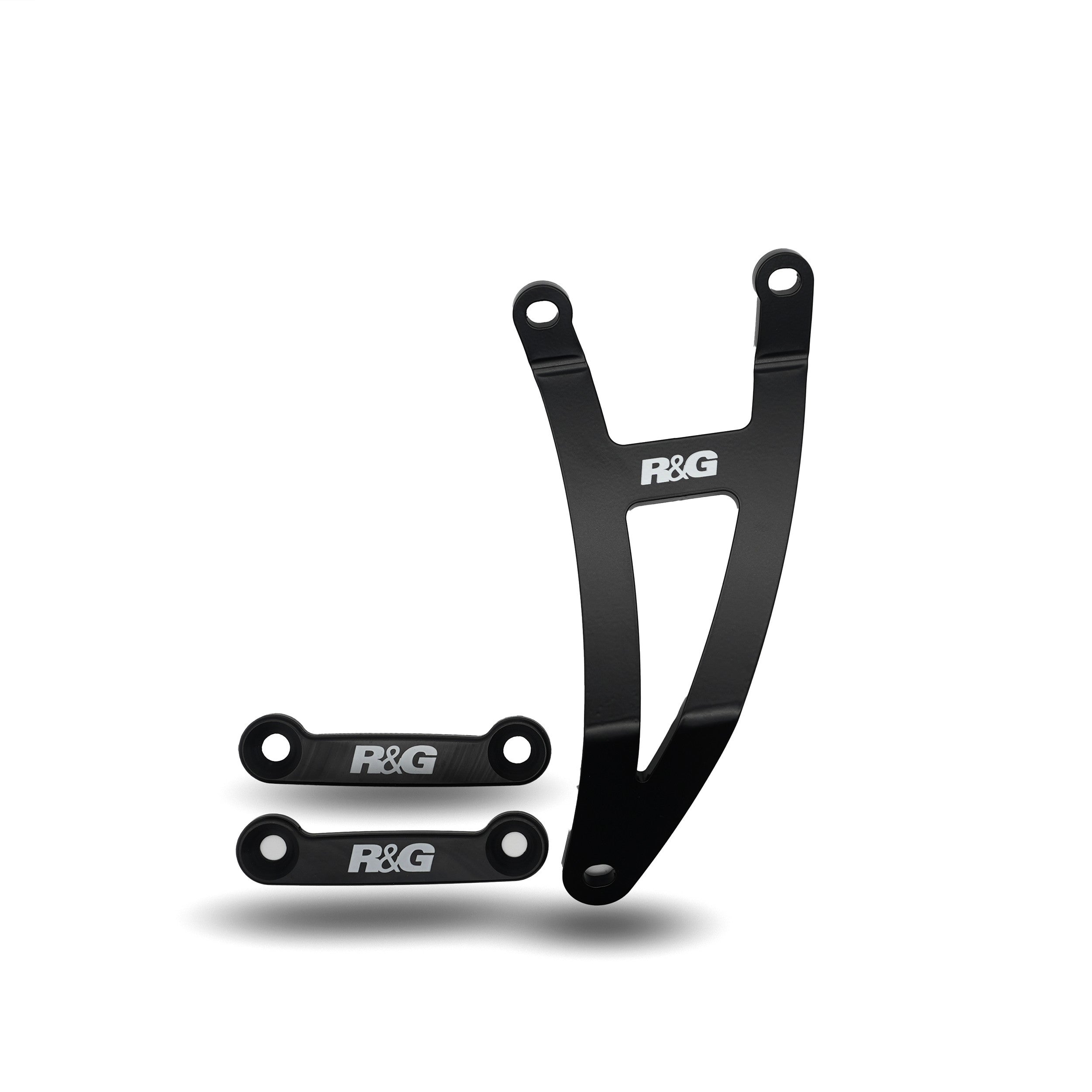 STAFFA SUPPORTO SCARICO R&G PER YAMAHA MT-25 2015 > 2020 NERO EH0123BKA