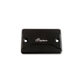 COPERCHIO POMPA FRENO / FRIZIONE IN ERGAL CNC LIGHTECH COMPATIBILE PER YAMAHA FZS1000 FAZER 2005 > 2005 SINGOLO NERO FBC02NER