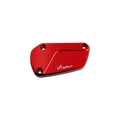COPERCHIO POMPA FRENO / FRIZIONE IN ERGAL CNC LIGHTECH COMPATIBILE PER APRILIA DORSODURO 900 2018 > 2020 SINGOLO ROSSO FBC17ROS