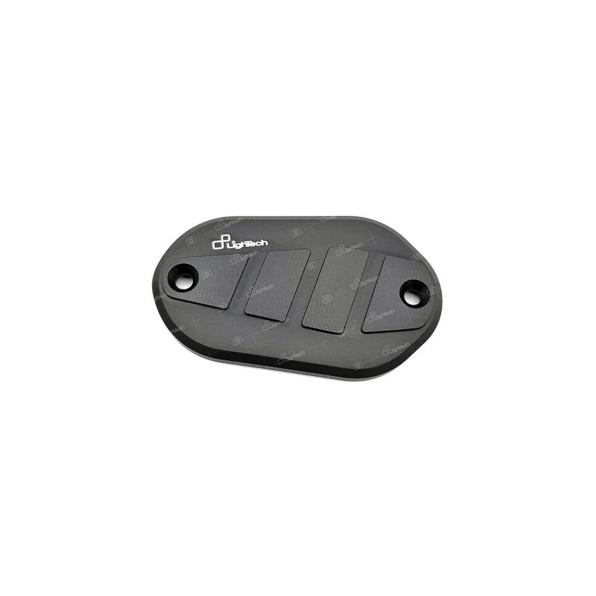 COPERCHIO POMPA FRENO / FRIZIONE IN ERGAL CNC LIGHTECH COMPATIBILE PER KAWASAKI NINJA 250 2017 > 2023 SINGOLO NERO FBC26NER