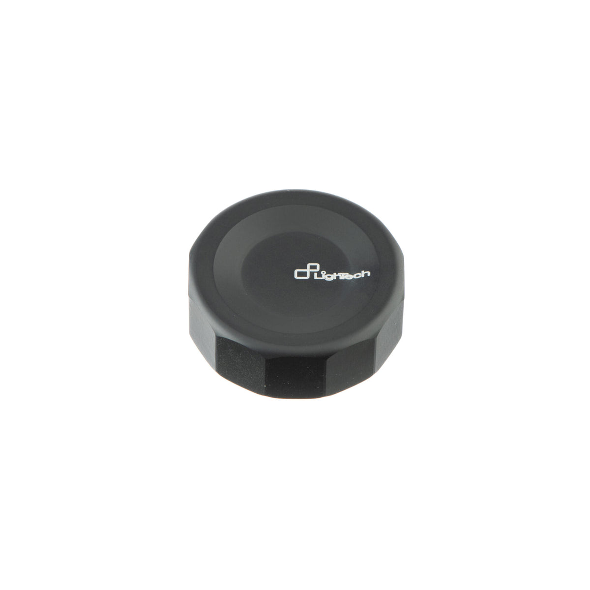 COPERCHIO POMPA FRENO / FRIZIONE IN ERGAL CNC LIGHTECH COMPATIBILE PER DUCATI MONSTER 1200 2014 > 2021 SINGOLO NERO FFC03NER