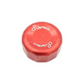 COPERCHIO POMPA FRENO / FRIZIONE IN ERGAL CNC LIGHTECH COMPATIBILE PER KAWASAKI NINJA 400 2017 > 2023 SINGOLO ROSSO FFC05ROS