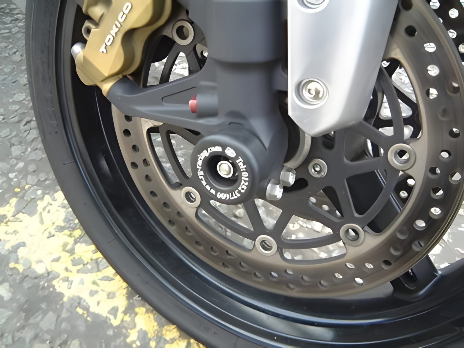 PROTEZIONI FORCELLA COPPIA R&G PER SUZUKI SV 1000 FULL FAIRED 2003 > 2009 NERO
