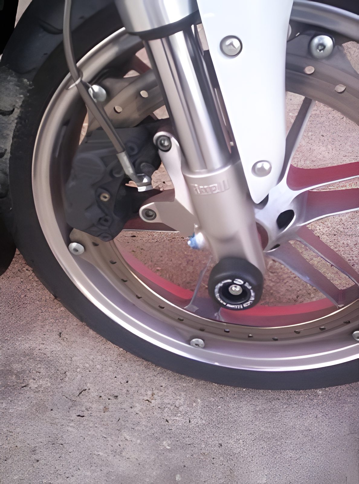 PROTEZIONI PERNO FORCELLA ANTERIORE COPPIA R&G PER BUELL XB9-R 2003 > 2006 NERO