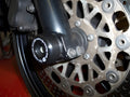 PROTEZIONI PERNO FORCELLA COPPIA R&G PER HONDA CBR 400RR NC29 ALL YEARS NERO