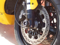 PROTEZIONI PERNO FORCELLA ANTERIORE COPPIA R&G PER TRIUMPH 595 1997 > 1999 NERO