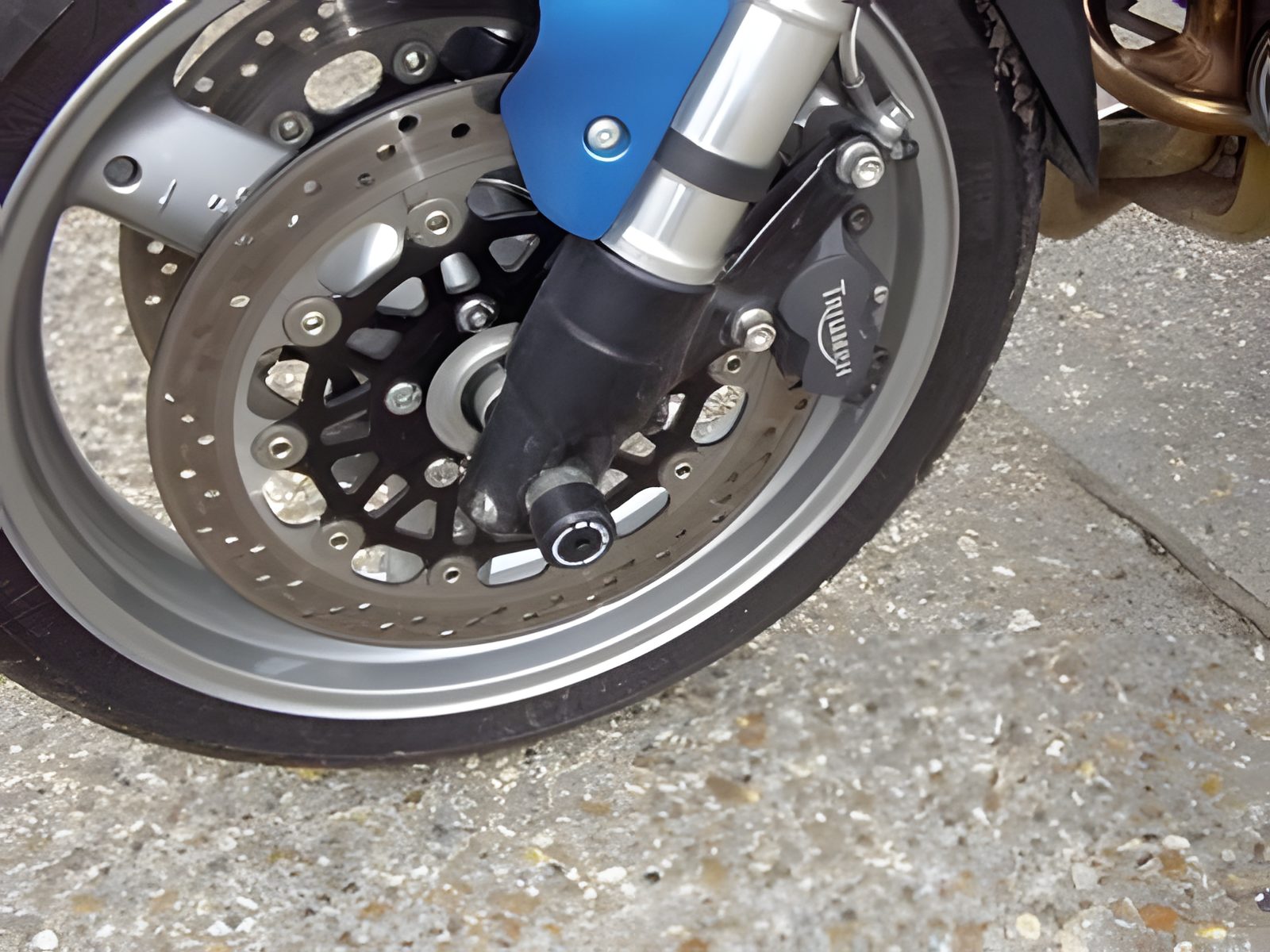 PROTEZIONI PERNO FORCELLA COPPIA R&G PER TRIUMPH SPEED TRIPLE 1997 > 2004 NERO