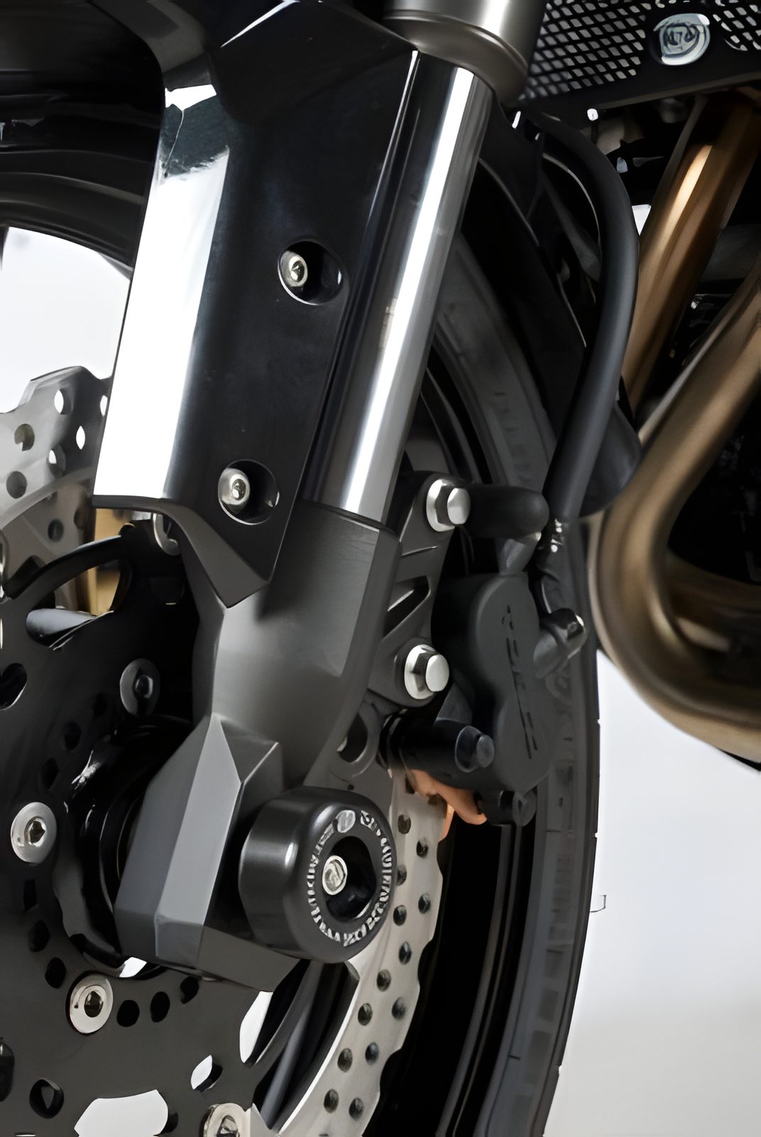 PROTEZIONI PERNO FORCELLA ANTER. COPPIA R&G PER KAWASAKI VERSYS 650 2006 > 2014