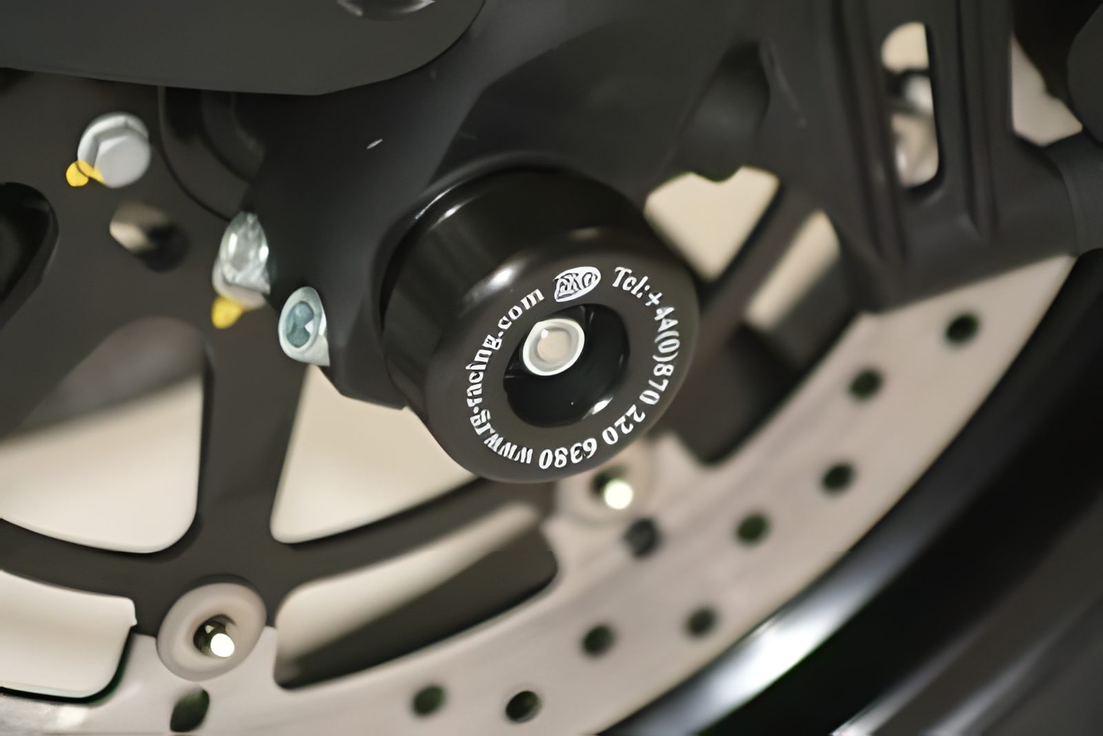 PROTEZIONI PERNO FORCELLA COPPIA R&G PER KTM 990 SUPERMOTO 2008 NERO FP0072BK