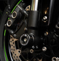 PROTEZIONI PERNO FORCELLA ANTERIORE COPPIA R&G PER KAWASAKI ZX-10R 2008 > 2015