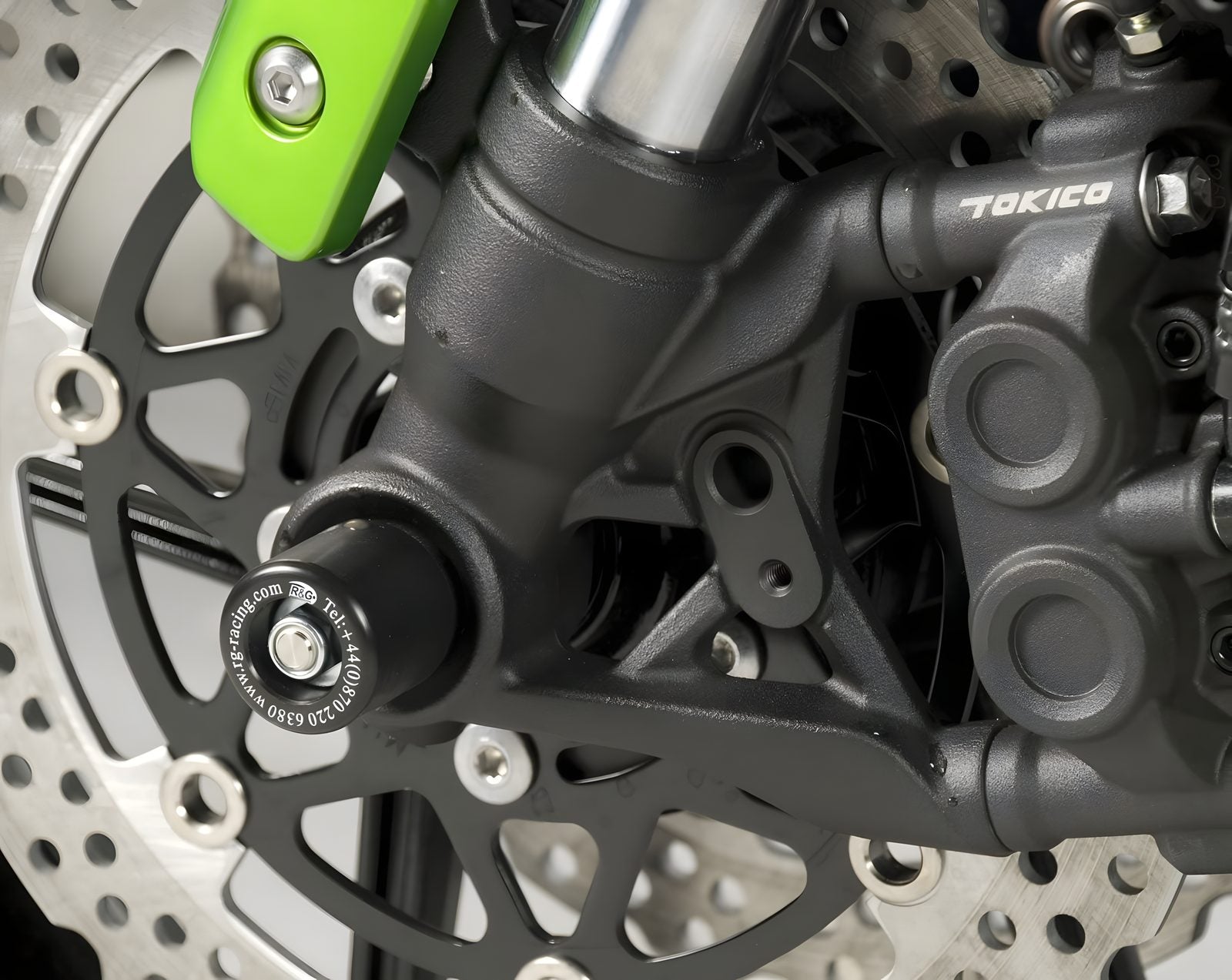 PROTEZIONI PERNO FORCELLA ANTERIORE COPPIA R&G PER KAWASAKI Z 1000 2010 > 2013