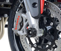 PROTEZIONI PERNO FORCELLA COPPIA R&G PER TRIUMPH SPEED TRIPLE 1200 RR 2022 NERO