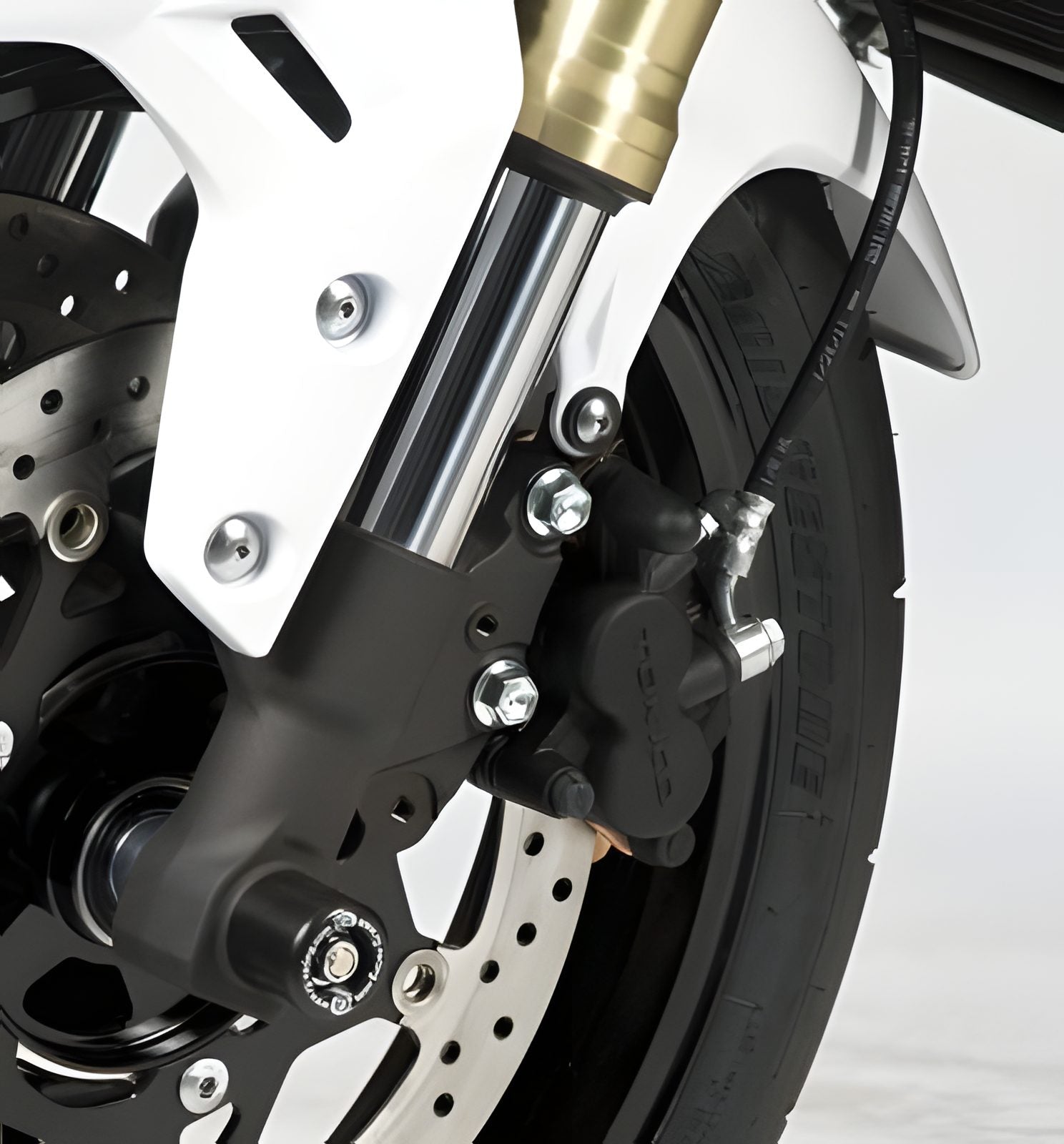 PROTEZIONI PERNO FORCELLA ANTER. COPPIA R&G PER SUZUKI GSR 750 2011 > 2016 NERO