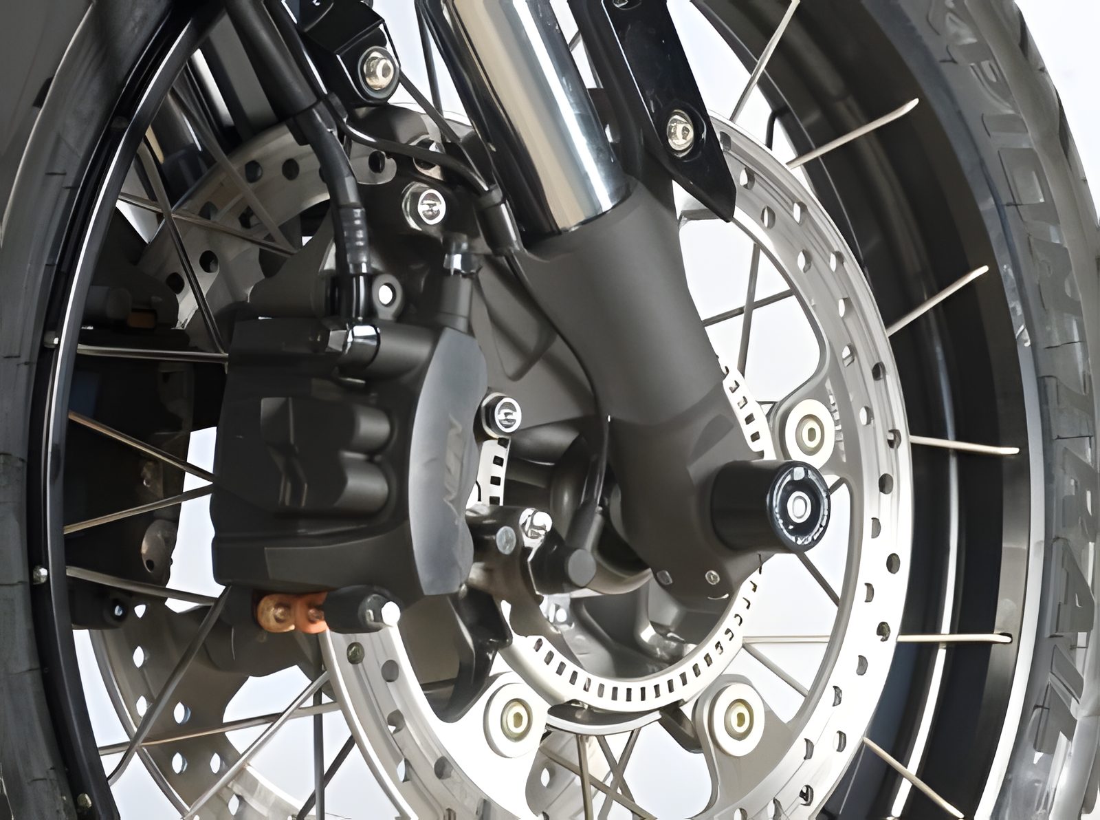 PROTEZIONI PERNO FORCELLA ANT. COPPIA R&G PER HONDA CROSSTOURER 2012 > 2018 NERO