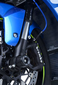 PROTEZIONI PERNO FORCELLA ANT. COPPIA R&G PER SUZUKI GSX-R 1000 2012 > 2024 NERO
