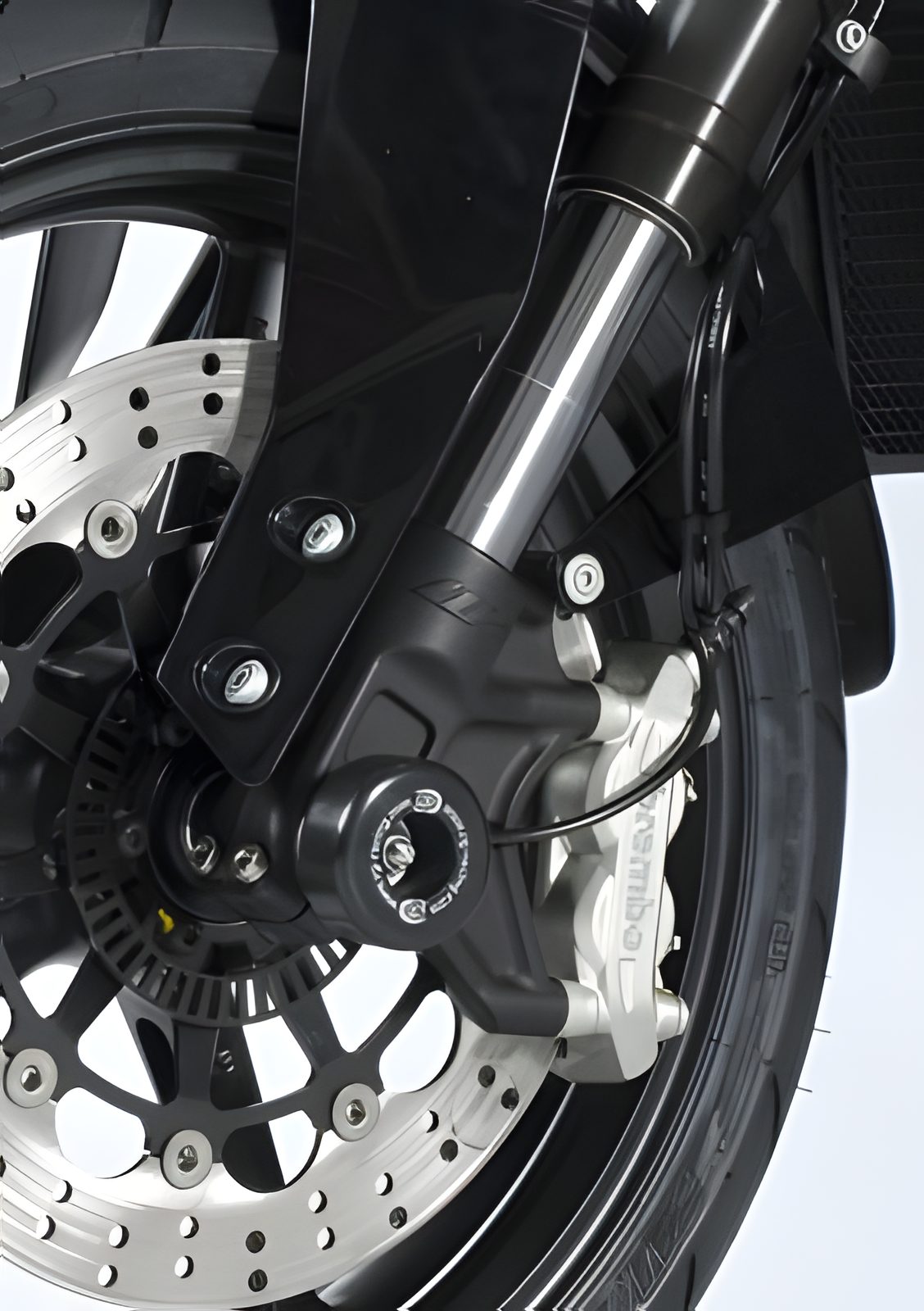 PROTEZIONI PERNO FORCELLA COPPIA R&G PER HUSQVARNA VITPILEN 701 2018 > 2022 NERO