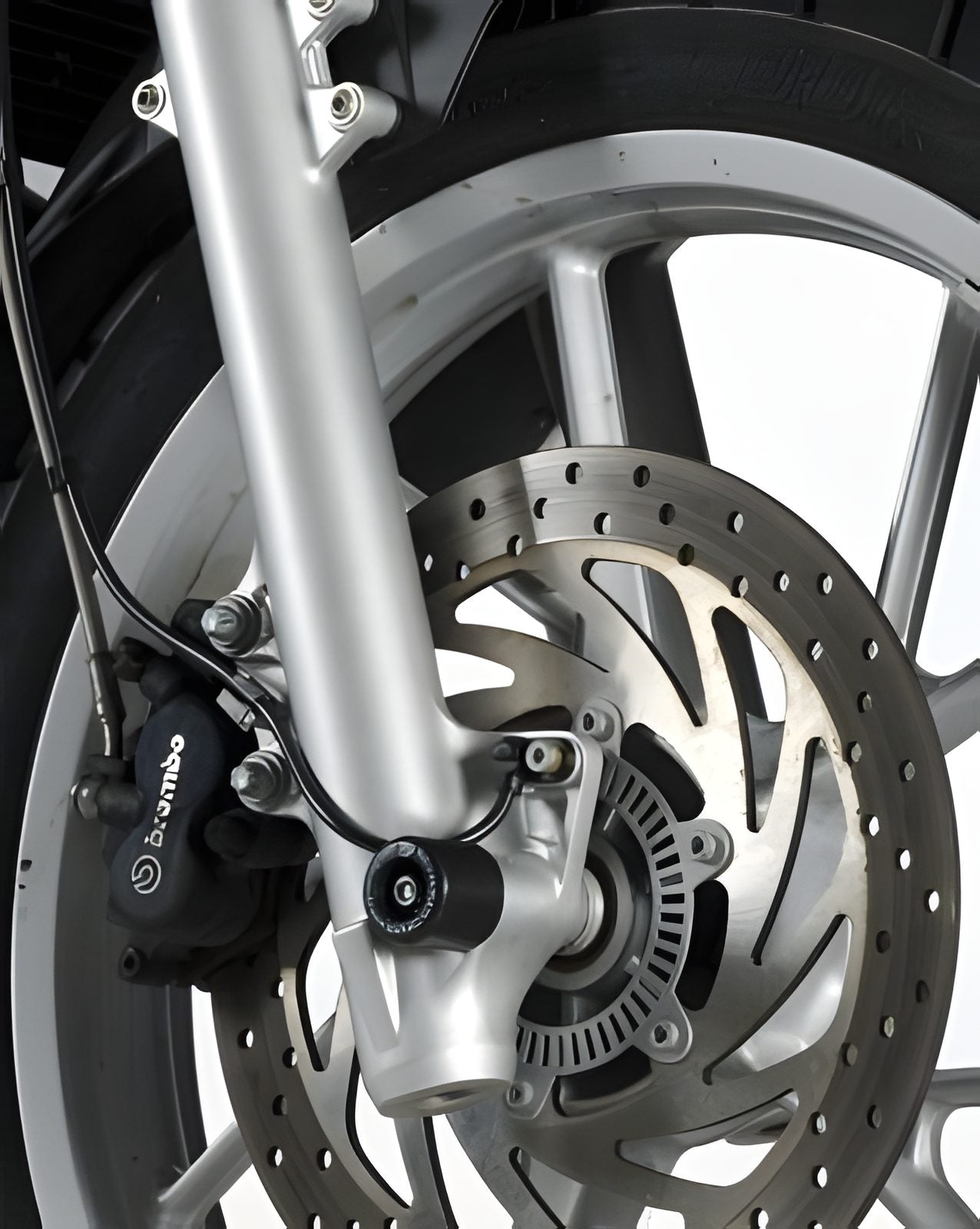 PROTEZIONI PERNO FORCELLA COPPIA R&G PER BMW F 700 GS 2013 > 2018 NERO FP0114BK