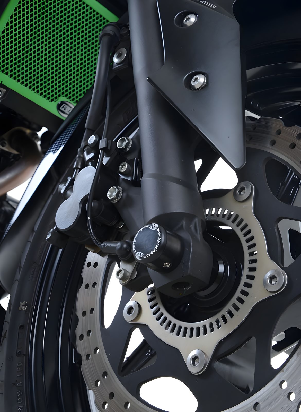 PROTEZIONI PERNO FORCELLA ANTER. COPPIA R&G PER KAWASAKI NINJA 300 2012 > 2020