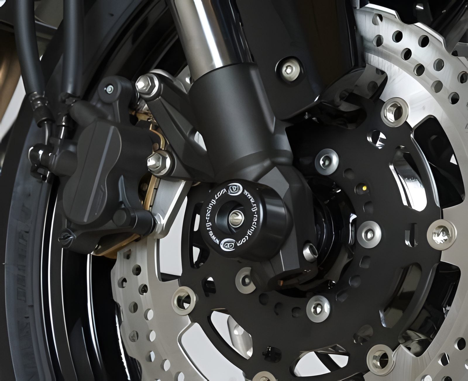 PROTEZIONI PERNO FORCELLA ANTERIORE COPPIA R&G PER KAWASAKI Z 800 2013 > 2016