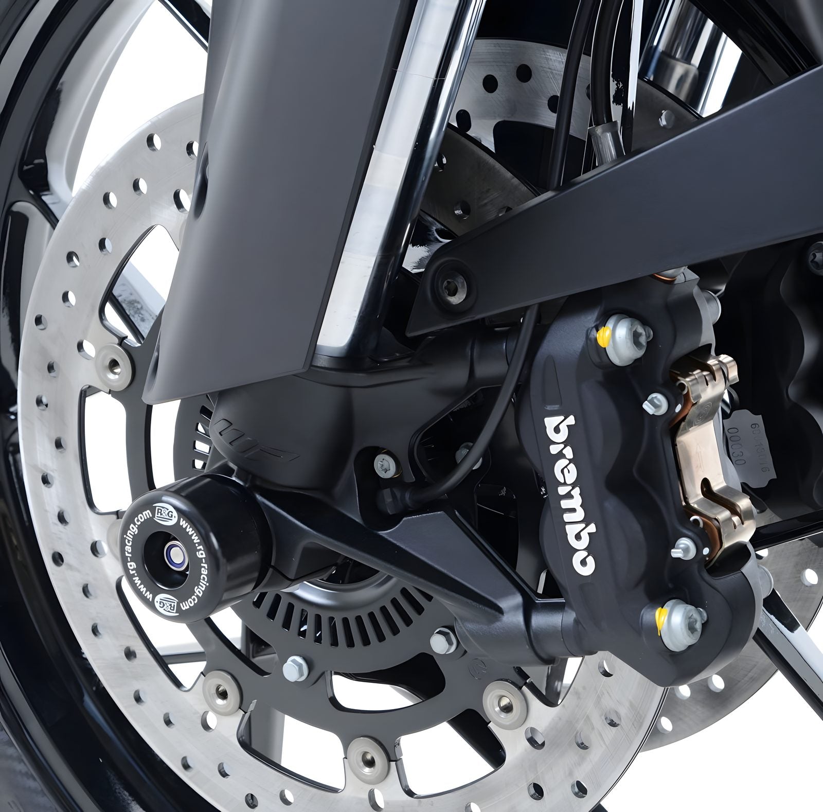 PROTEZIONI PERNO FORCELLA COPPIA R&G PER KTM 1190 ADVENTURE 2013 > 2018 ARANCIO