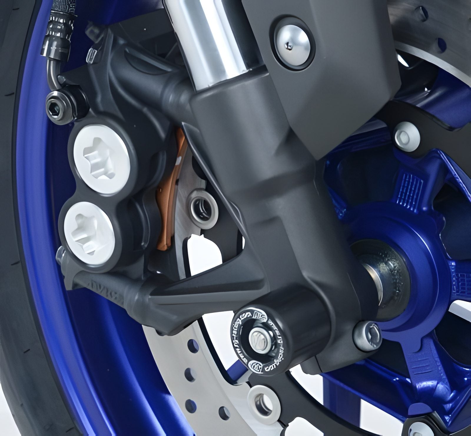 PROTEZIONI PERNO FORCELLA ANTER. COPPIA R&G PER YAMAHA TRACER 9 2021 > 2024 NERO