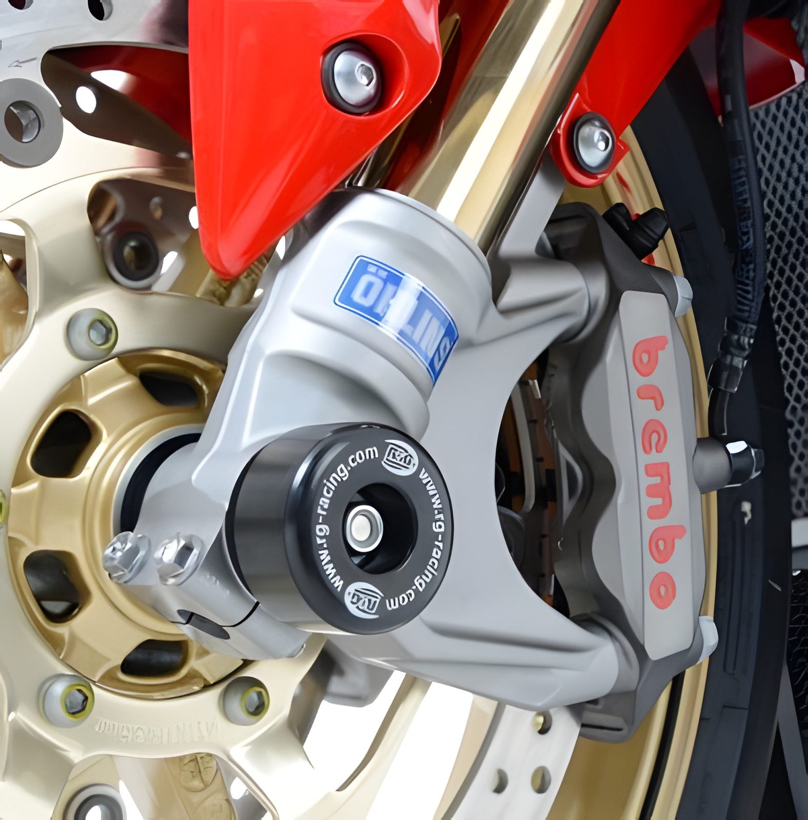 PROTEZIONI PERNO FORCELLA COPPIA R&G PER HONDA CB 1000 R / PLUS 2018 > 2023 NERO