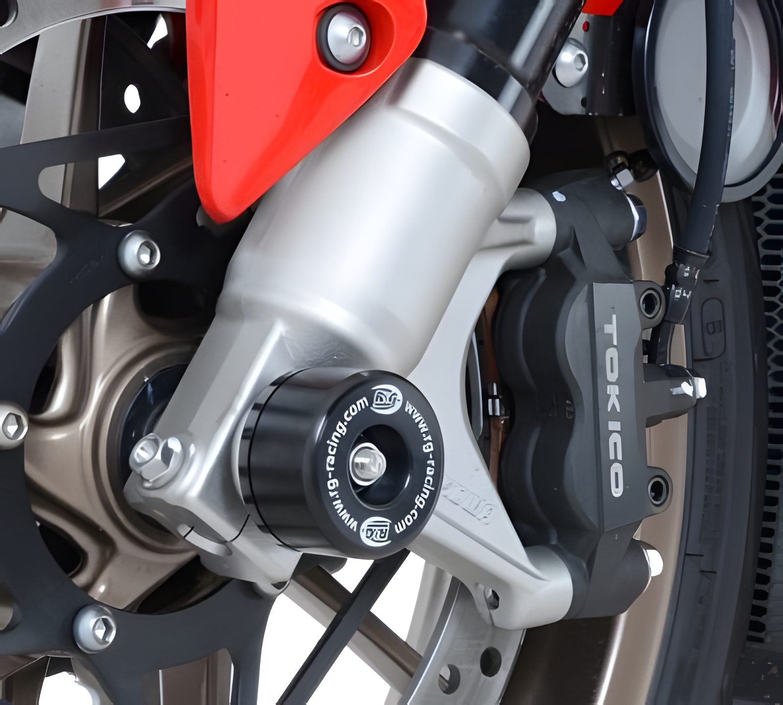 PROTEZIONI PERNO FORCELLA ANTER. COPPIA R&G PER HONDA VFR 800 F 2014 > 2020 NERO