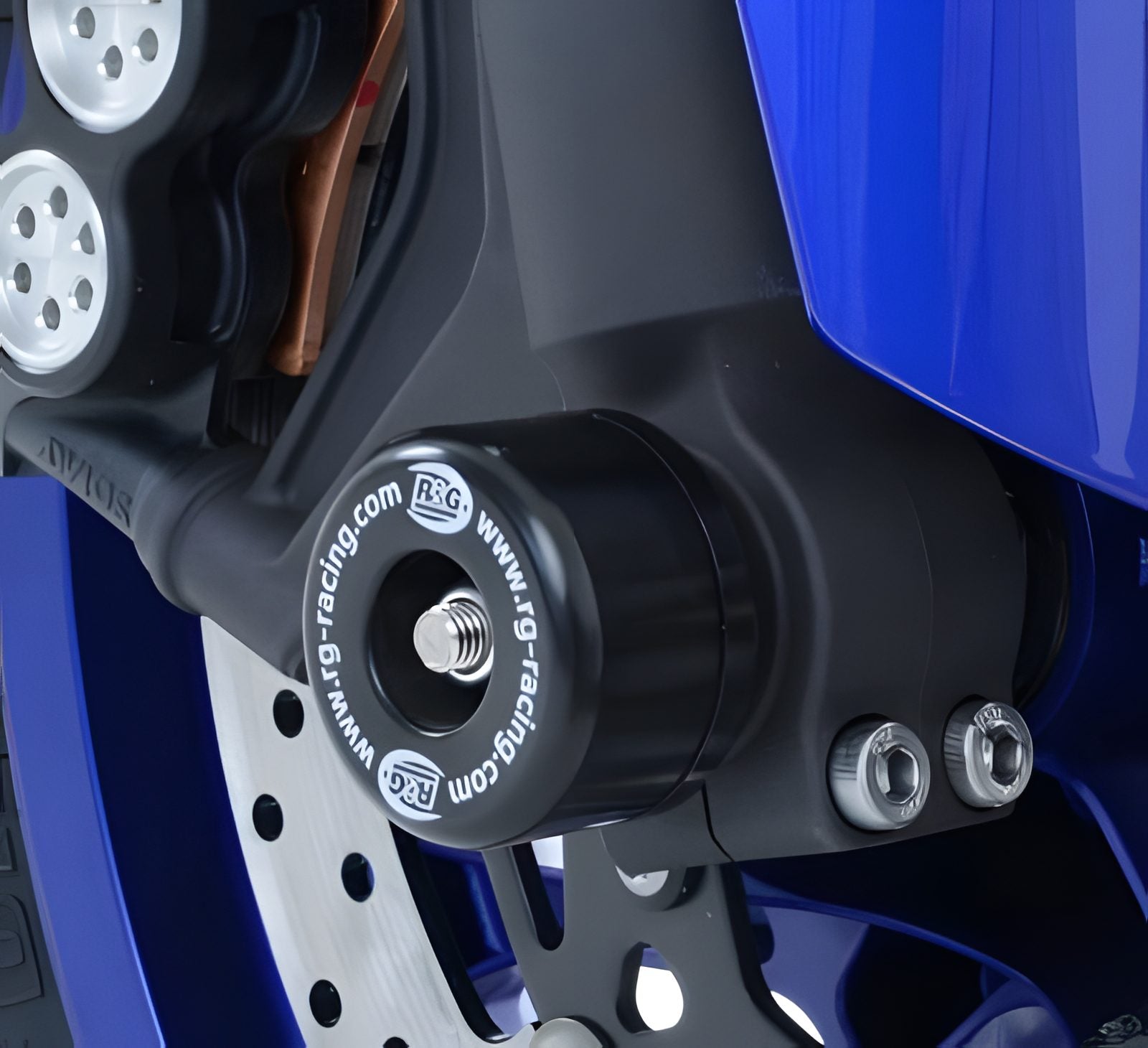PROTEZIONI PERNO FORCELLA ANTER. COPPIA R&G PER YAMAHA MT-10 SP 2017 > 2025 NERO