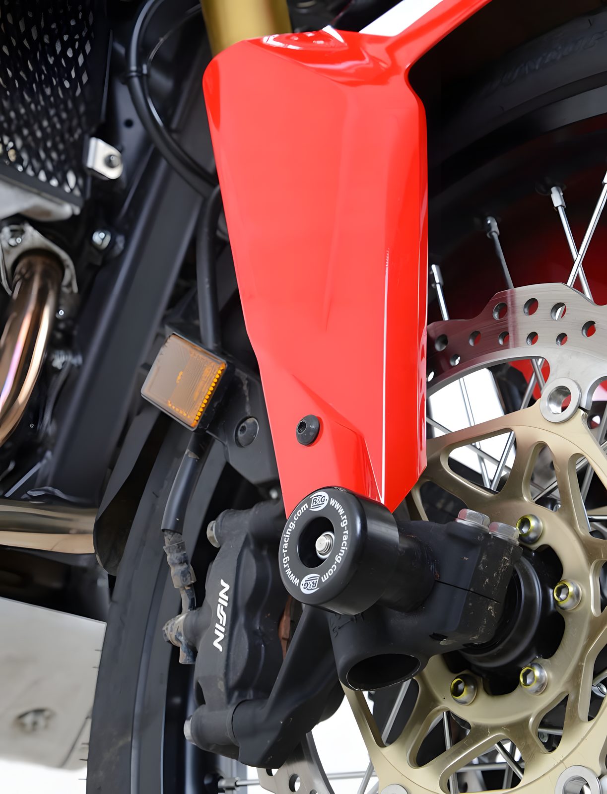 PROTEZIONI FORCELLA COPPIA R&G PER HONDA CRF 1000 L AFRICA TWIN 2016 > 2019 NERO