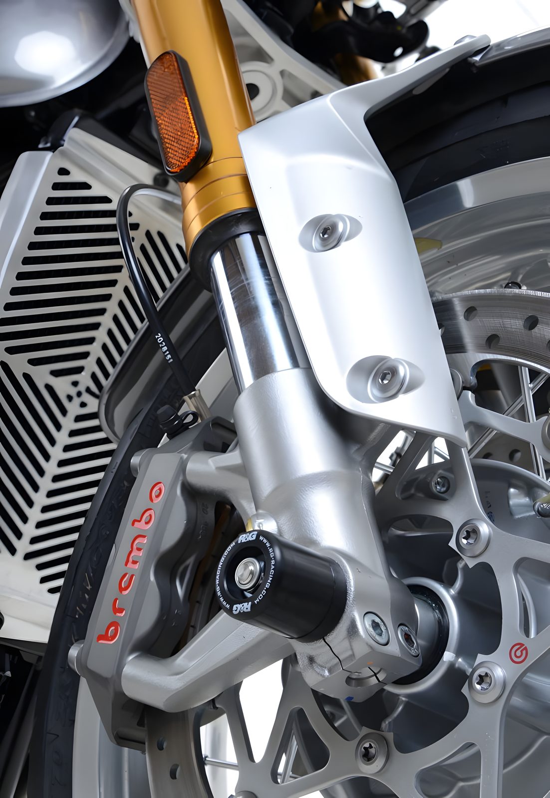 PROTEZIONI FORCELLA COPPIA R&G PER TRIUMPH SPEED TWIN 1200 2019 > 2021 NERO