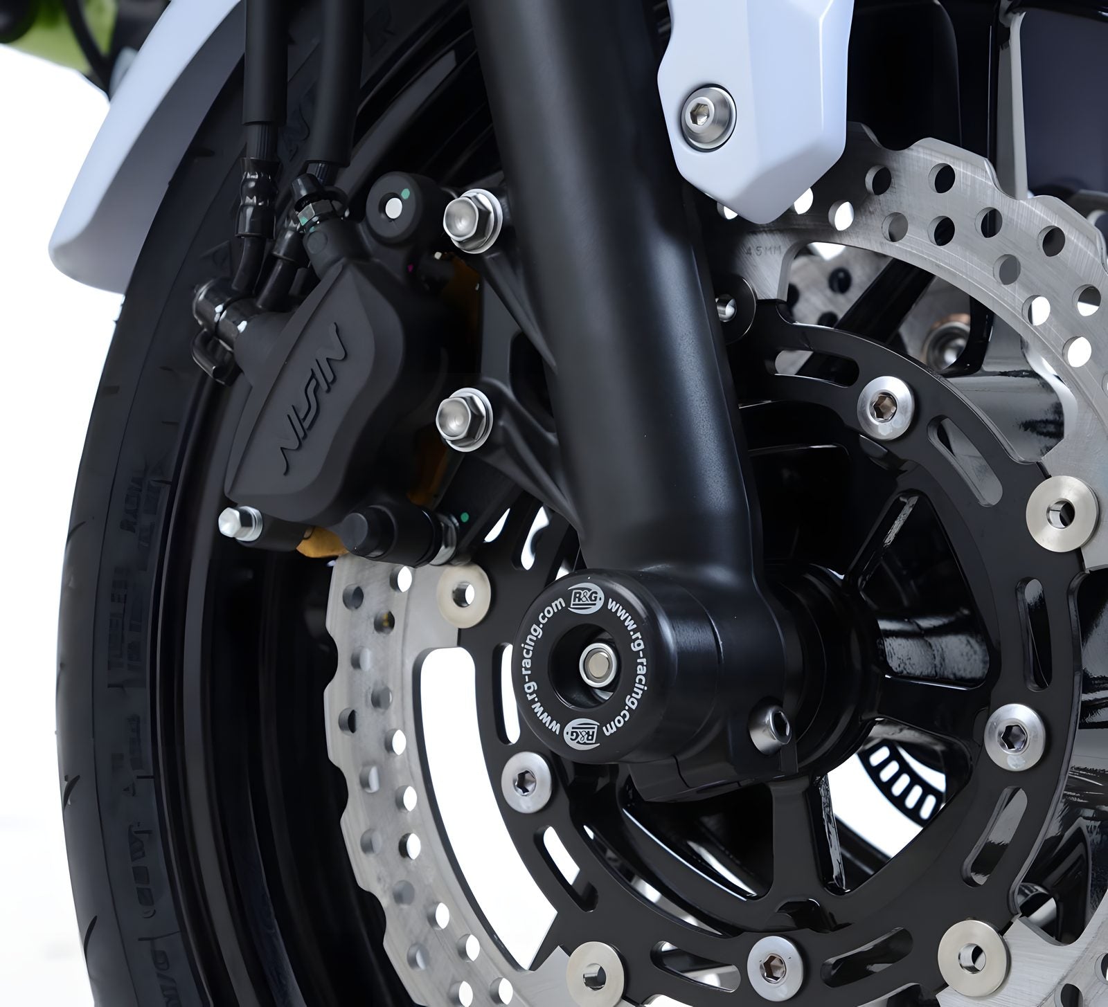 PROTEZIONI PERNO FORCELLA ANTERIORE COPPIA R&G PER KAWASAKI Z 650 RS 2021 > 2024