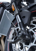 PROTEZIONI FORCELLA LARGE COPPIA R&G PER TRIUMPH TRIDENT 660 2021 > 2024 NERO