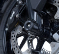PROTEZIONI PERNO FORCELLA COPPIA R&G PER BMW K 1600 GT SE 2017 > 2018 NERO