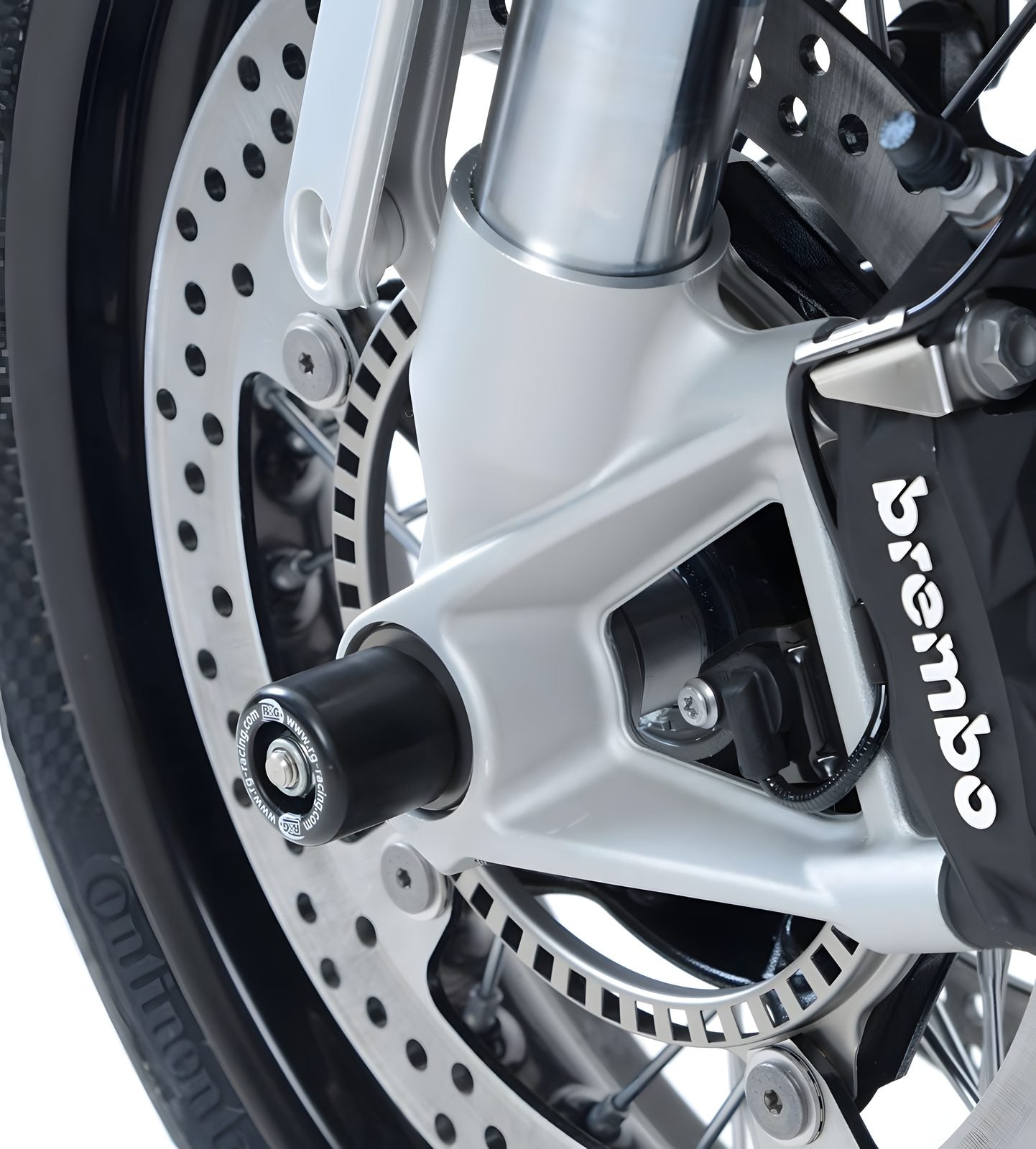 PROTEZIONI PERNO FORCELLA COPPIA R&G PER BMW R NINE T 2014 > 2018 NERO FP0201BK