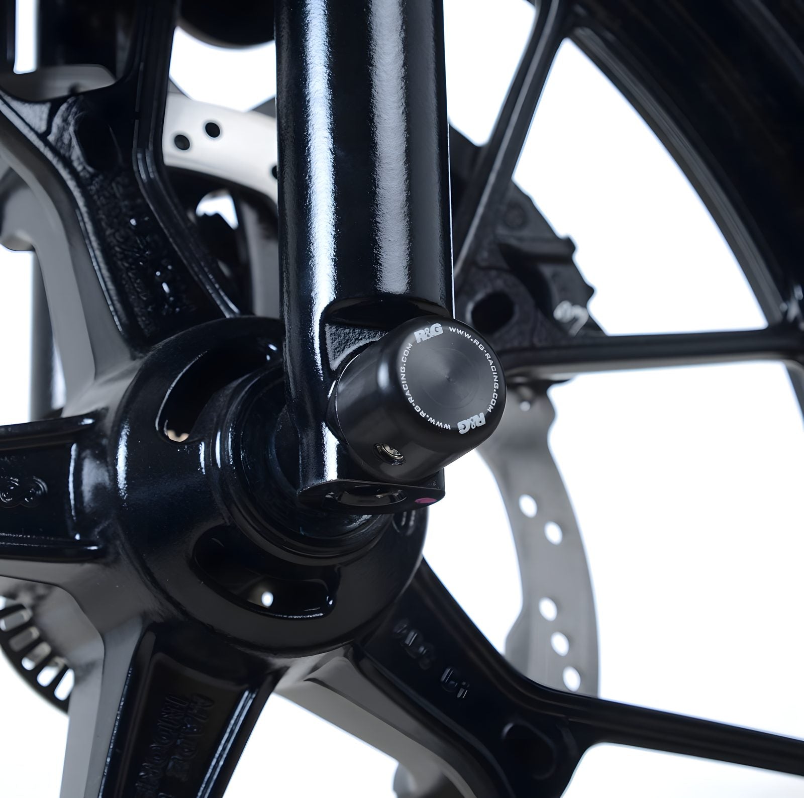 PROTEZIONI PERNO FORCELLA ANT. COPPIA R&G PER SUZUKI GSX-S 125 2017 > 2025 NERO