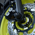 PROTEZIONI PERNO FORCELLA ANTERIORE COPPIA R&G PER YAMAHA MT-07 2018 > 2020 NERO