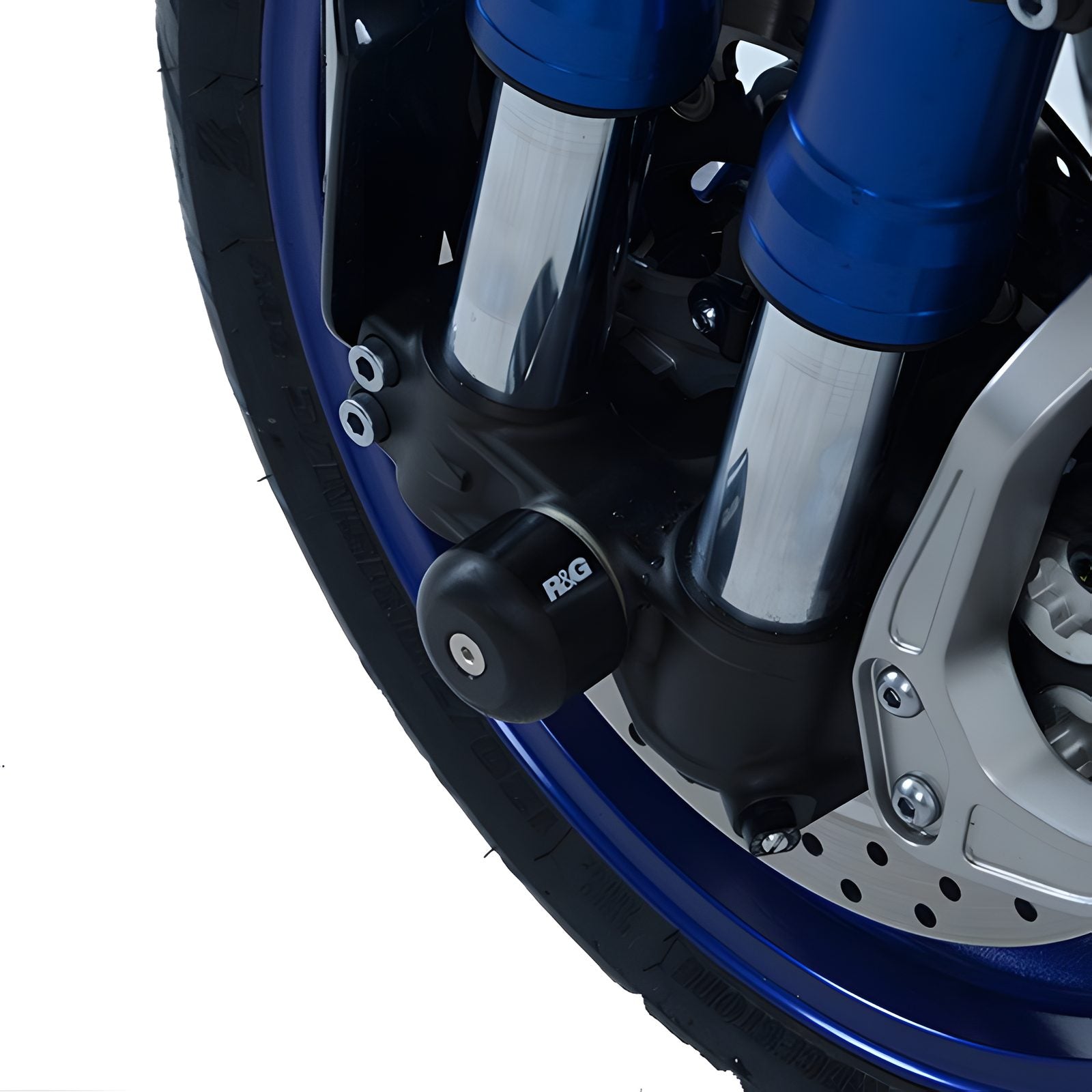 PROTEZIONI PERNO FORCELLA ANTERIORE COPPIA R&G PER YAMAHA NIKEN 2018 > 2019 NERO