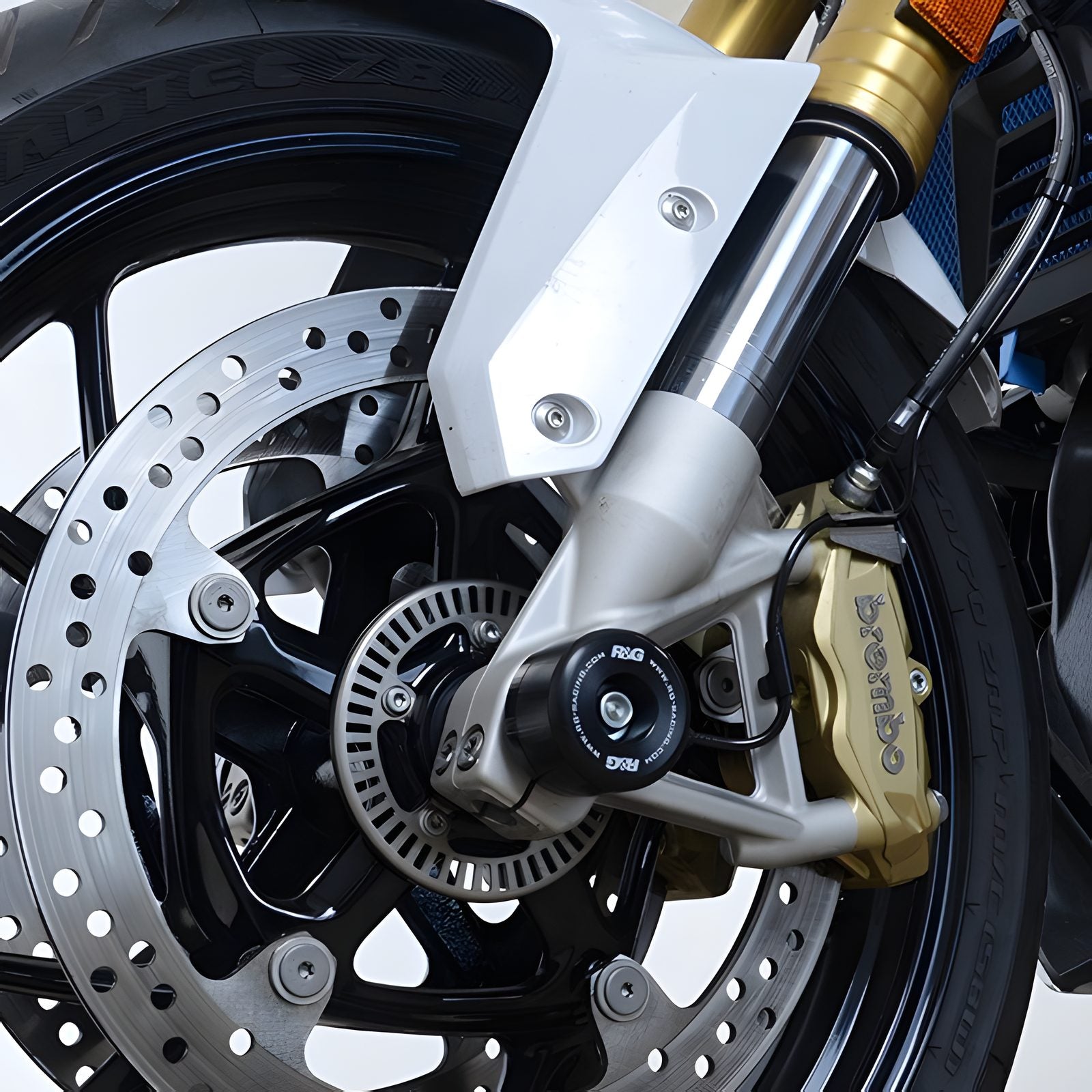 PROTEZIONI PERNO FORCELLA COPPIA R&G PER BMW R 1250 R SPORT 2019 > 2021 NERO