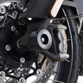 PROTEZIONI FORCELLA COPPIA R&G PER TRIUMPH SCRAMBLER 1200 XC 2019 > 2025 NERO