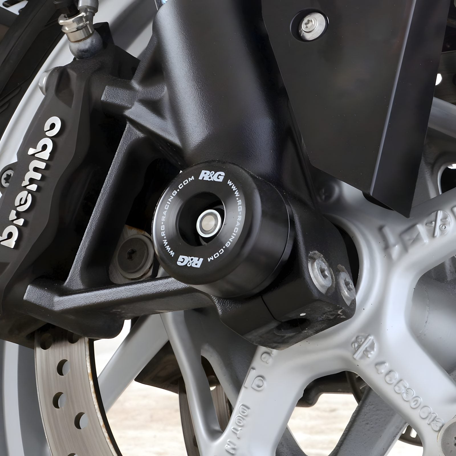 PROTEZIONI PERNO FORCELLA ANTERIORE COPPIA R&G PER BMW F 900 R 2020 > 2024 NERO